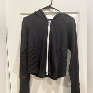 FP Movement by Free People Black Zip-Up Hoodie